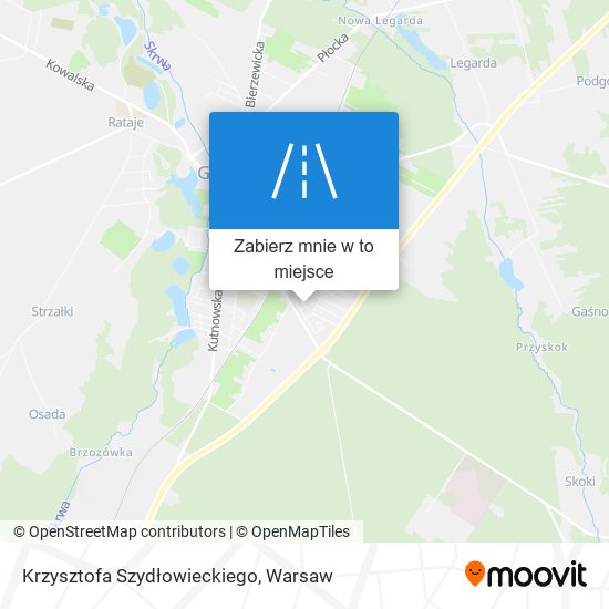 Mapa Krzysztofa Szydłowieckiego