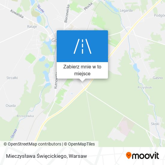 Mapa Mieczysława Święcickiego