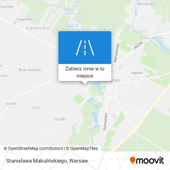 Mapa Stanisława Makulińskiego