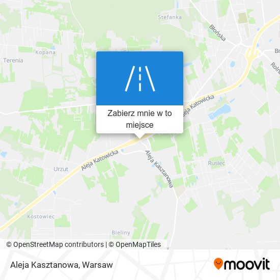 Mapa Aleja Kasztanowa