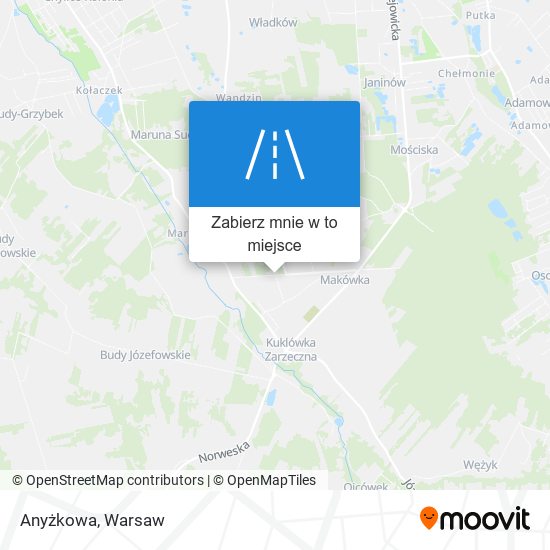 Mapa Anyżkowa