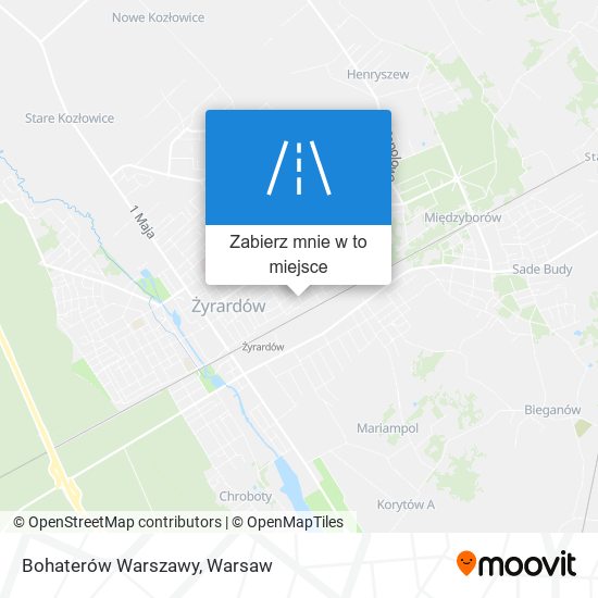 Mapa Bohaterów Warszawy