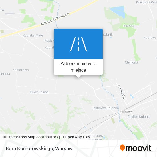 Mapa Bora Komorowskiego