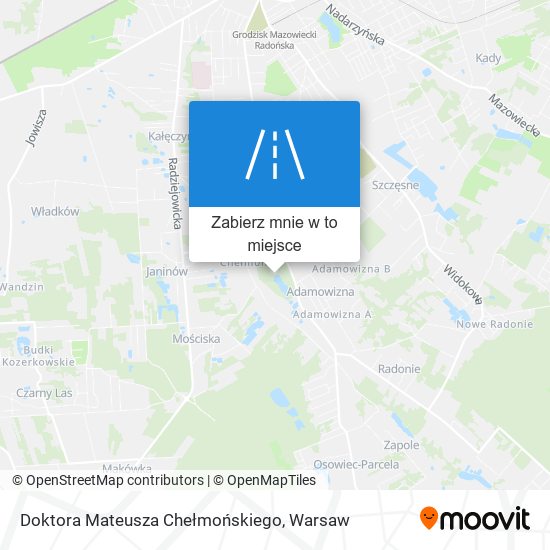 Mapa Doktora Mateusza Chełmońskiego