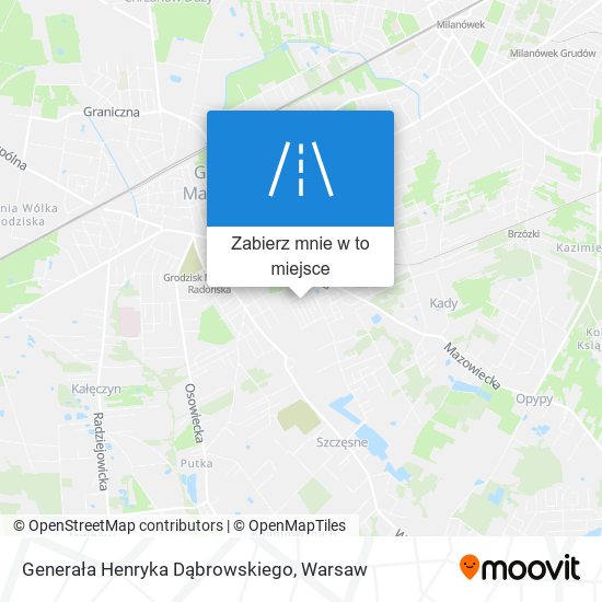 Mapa Generała Henryka Dąbrowskiego