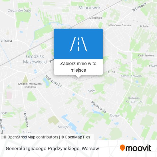 Mapa Generała Ignacego Prądzyńskiego