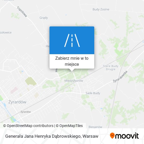 Mapa Generała Jana Henryka Dąbrowskiego