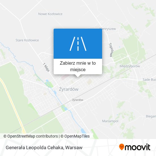 Mapa Generała Leopolda Cehaka