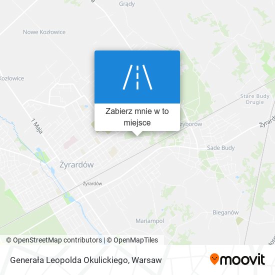 Mapa Generała Leopolda Okulickiego