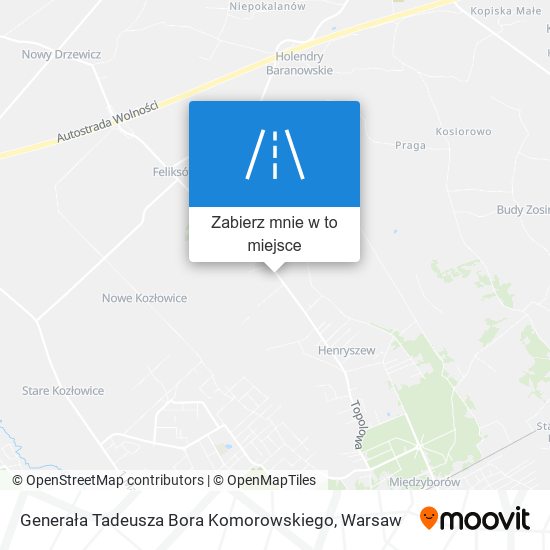 Mapa Generała Tadeusza Bora Komorowskiego