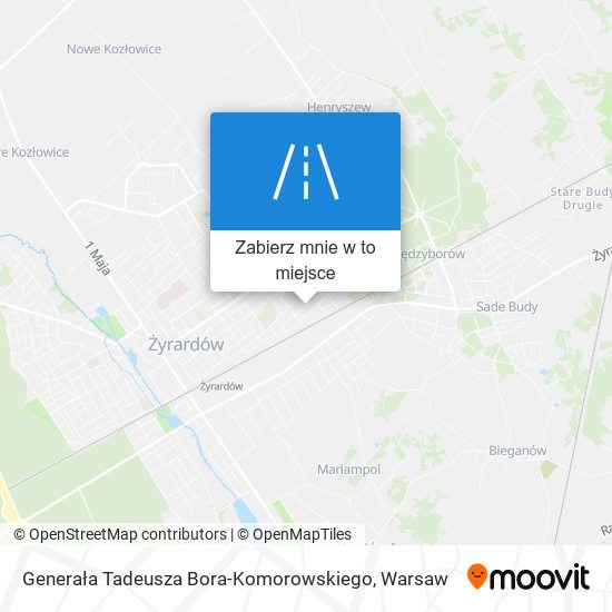 Mapa Generała Tadeusza Bora-Komorowskiego