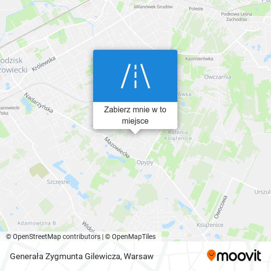 Mapa Generała Zygmunta Gilewicza