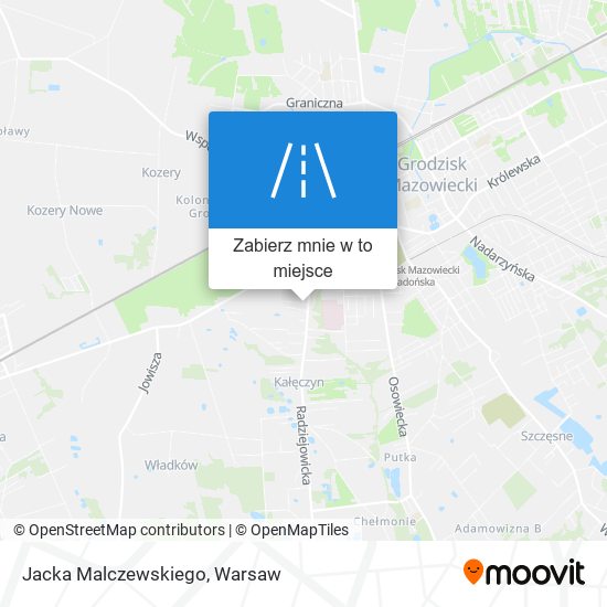 Mapa Jacka Malczewskiego