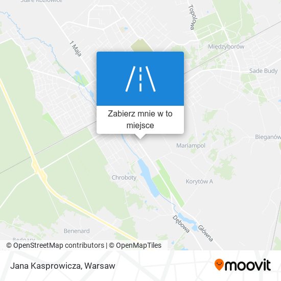 Mapa Jana Kasprowicza