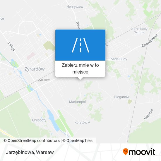 Mapa Jarzębinowa