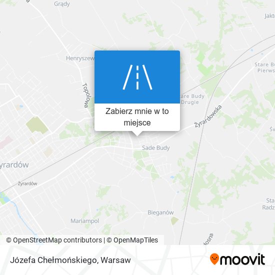 Mapa Józefa Chełmońskiego