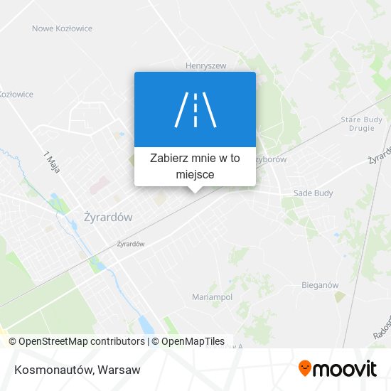 Mapa Kosmonautów