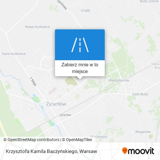 Mapa Krzysztofa Kamila Baczyńskiego