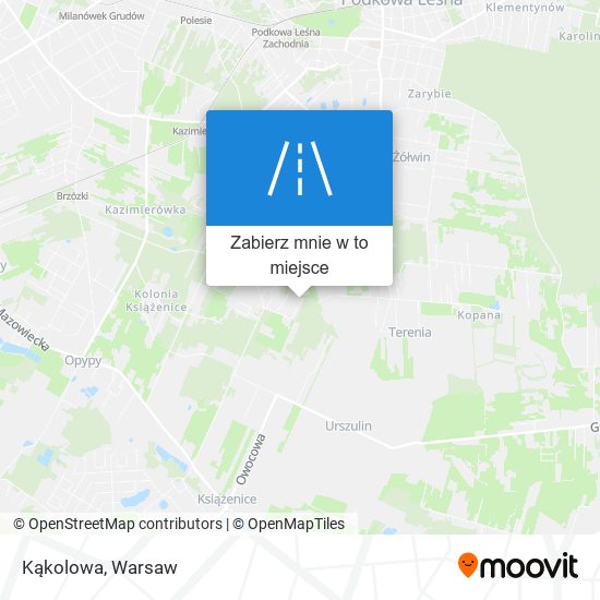 Mapa Kąkolowa