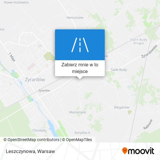 Mapa Leszczynowa