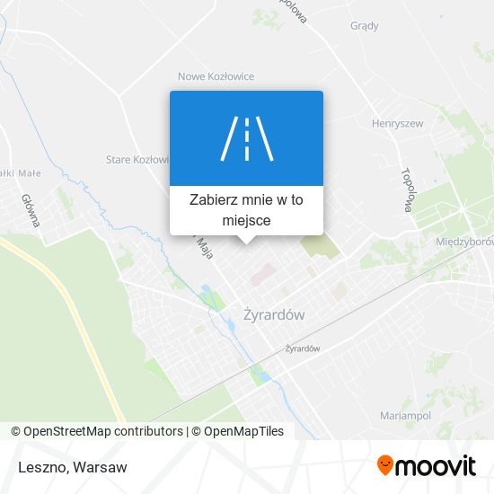 Mapa Leszno