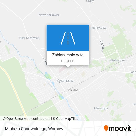 Mapa Michała Ossowskiego