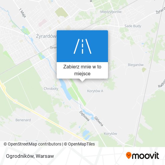 Mapa Ogrodników