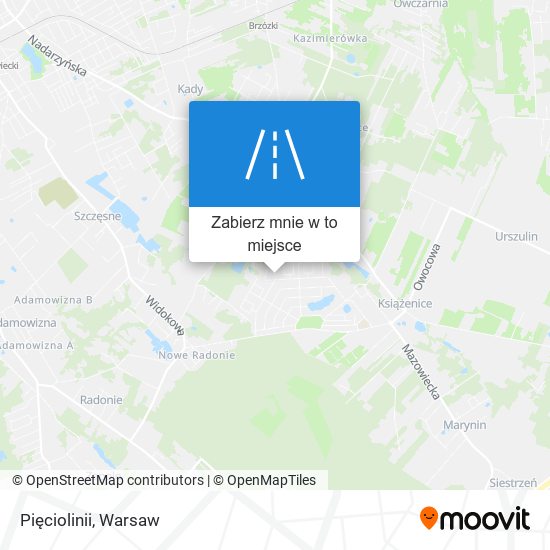 Mapa Pięciolinii