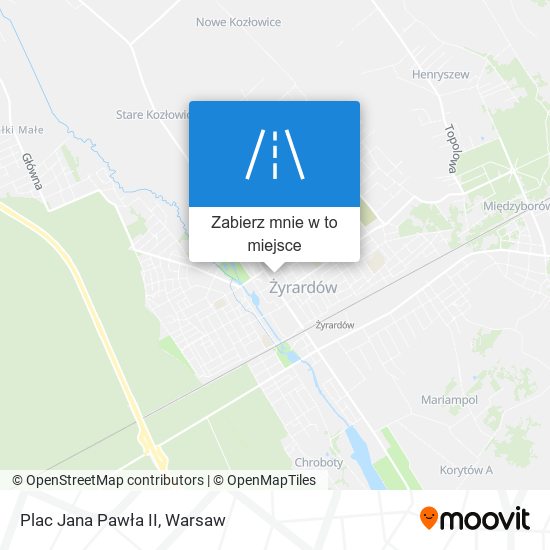 Mapa Plac Jana Pawła II