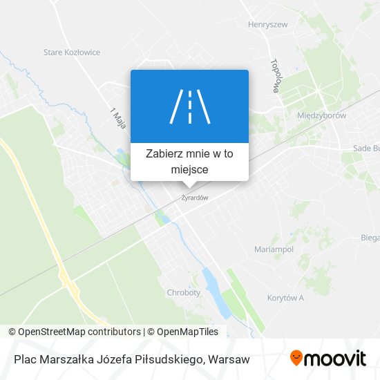 Mapa Plac Marszałka Józefa Piłsudskiego