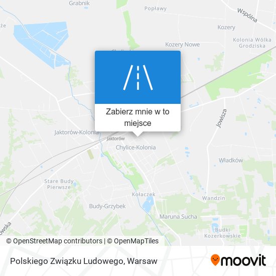 Mapa Polskiego Związku Ludowego