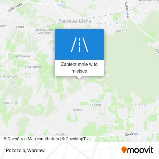 Mapa Pszczela