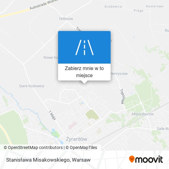 Mapa Stanisława Misakowskiego