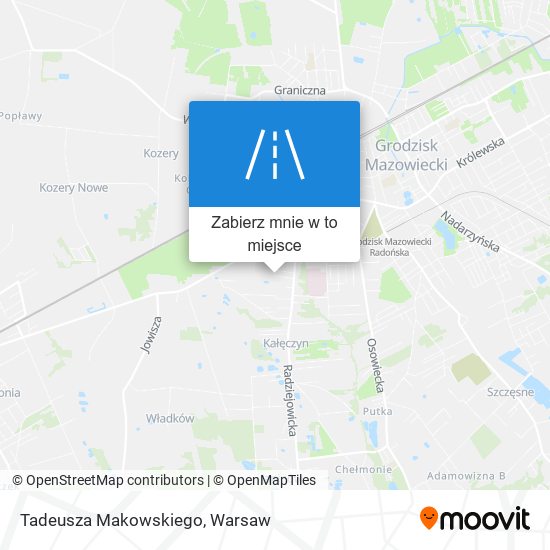 Mapa Tadeusza Makowskiego