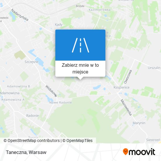 Mapa Taneczna