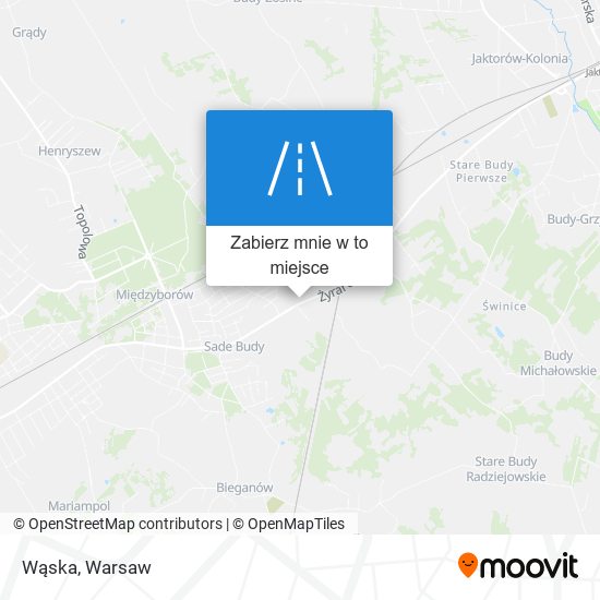 Mapa Wąska