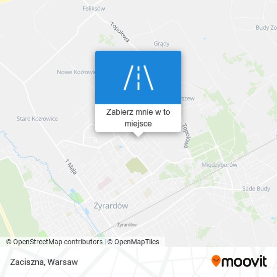 Mapa Zaciszna