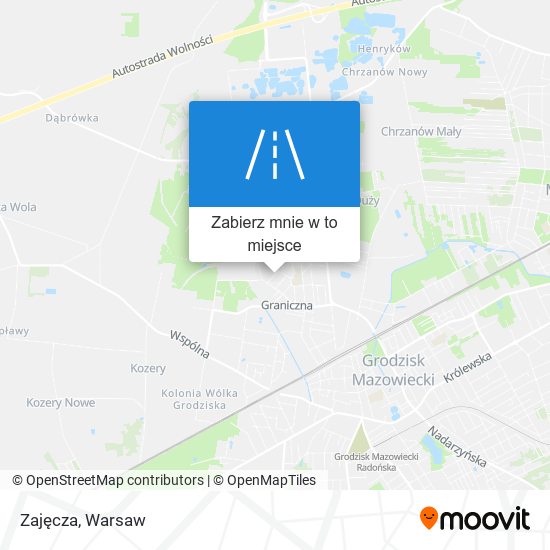 Mapa Zajęcza