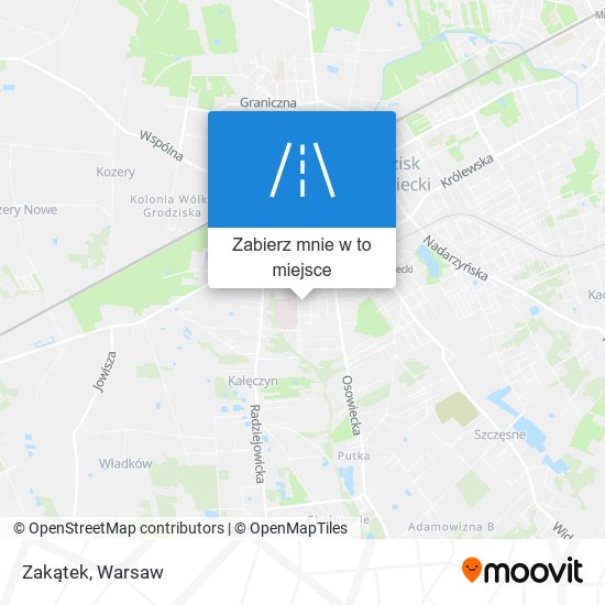 Mapa Zakątek