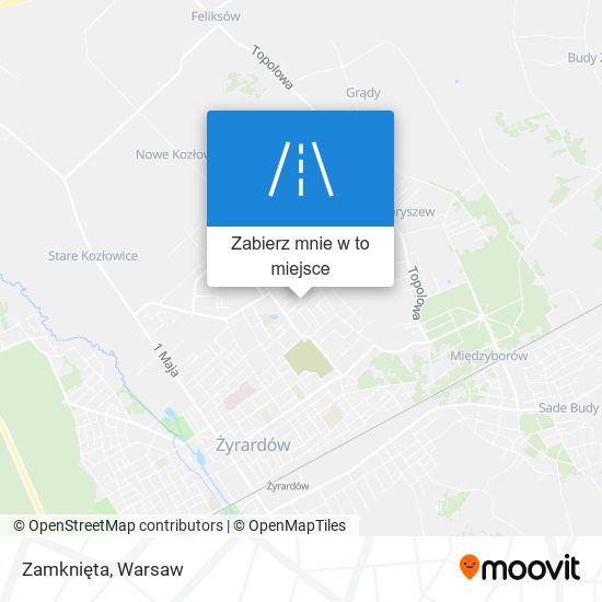 Mapa Zamknięta