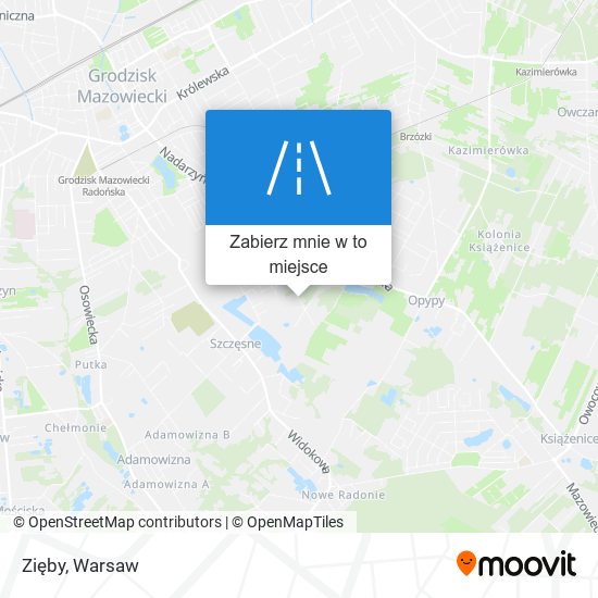 Mapa Zięby