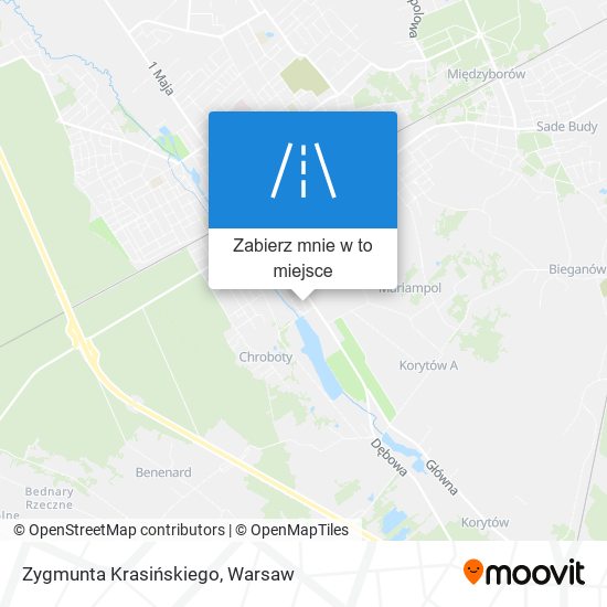 Mapa Zygmunta Krasińskiego