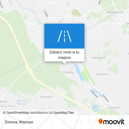 Mapa Żniwna