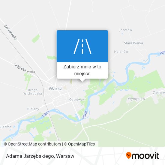 Mapa Adama Jarzębskiego