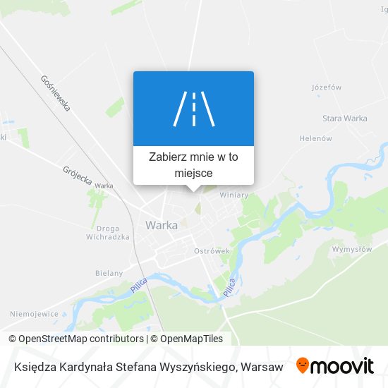 Mapa Księdza Kardynała Stefana Wyszyńskiego