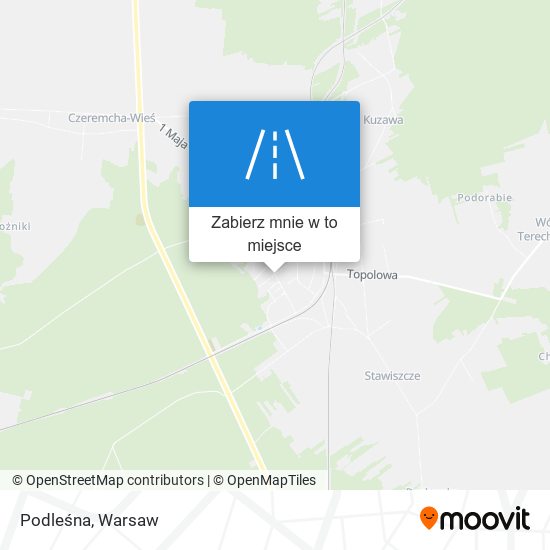 Mapa Podleśna