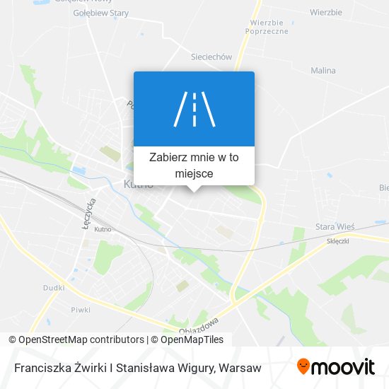 Mapa Franciszka Żwirki I Stanisława Wigury