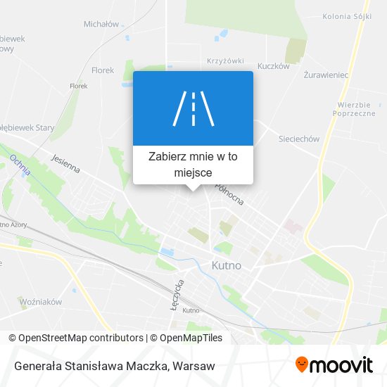 Mapa Generała Stanisława Maczka