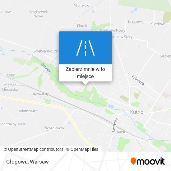 Mapa Głogowa