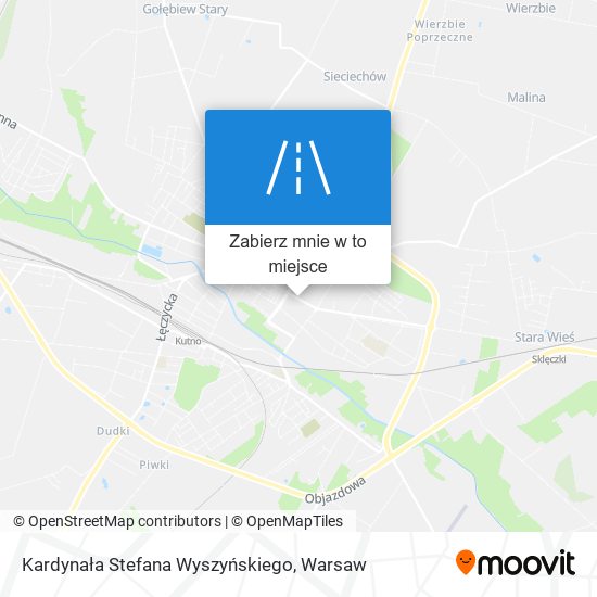 Mapa Kardynała Stefana Wyszyńskiego